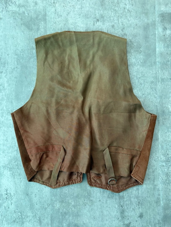 Vintage Suede Western Vest Womens M Tan country festival boho Stagecoach - Picture 3 of 4